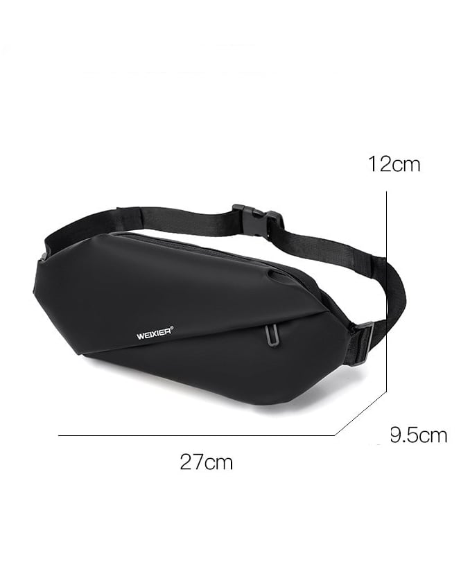 10.6 inch Crossbody Shoulder Sling Bag, Cycling Waist Chest Bag