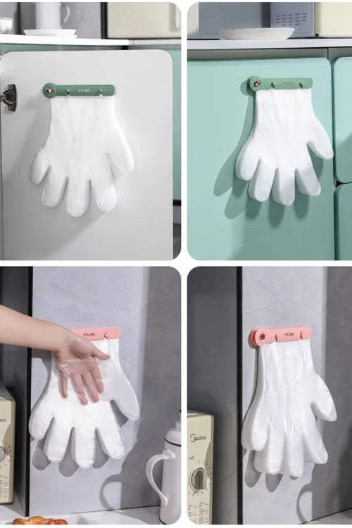 Disposable Glove Holder Organizer Wall Mounted (With 200PCS Gloves)