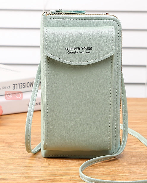 New long wallet small shoulder bag wallet clutch bag wallet zipper mobile phone bag card bag