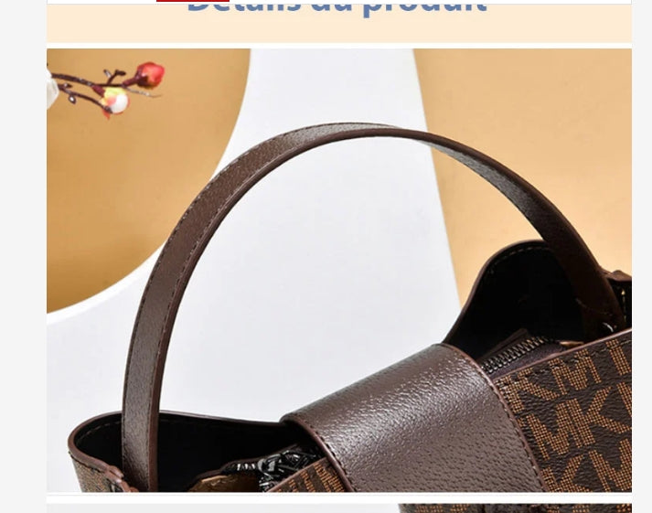 Ladies shoulder handbag simple fashion large capacity women's handbag