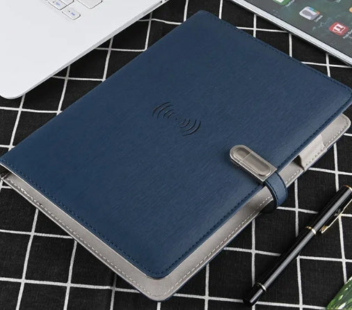 Notebook with Powerbank U-Disk Wireless Charging Business Gift Set