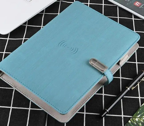 Notebook with Powerbank U-Disk Wireless Charging Business Gift Set