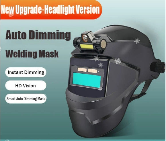 Auto Darkening Welding Head-mounted Lightweight Protective Mask