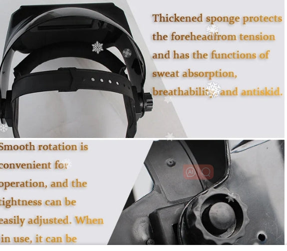 Auto Darkening Welding Head-mounted Lightweight Protective Mask