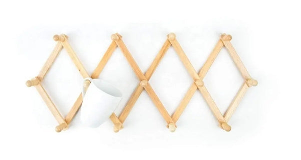 Expanding Practical high quality bamboo and wood wall hanging