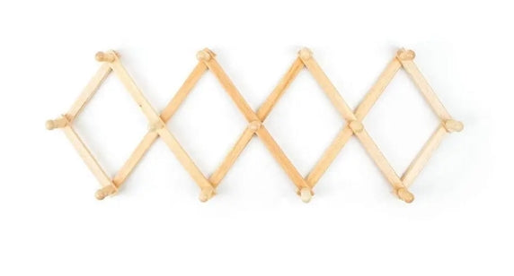 Expanding Practical high quality bamboo and wood wall hanging