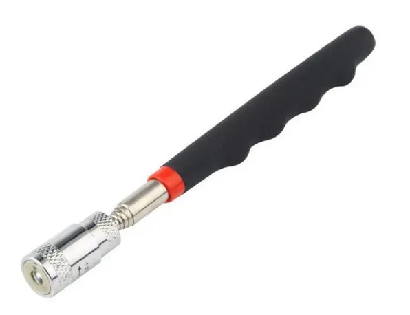 81cm Flexible Directional Telescopic Magnetic Telescopic Pickup Tool with LED Light Stainless Steel