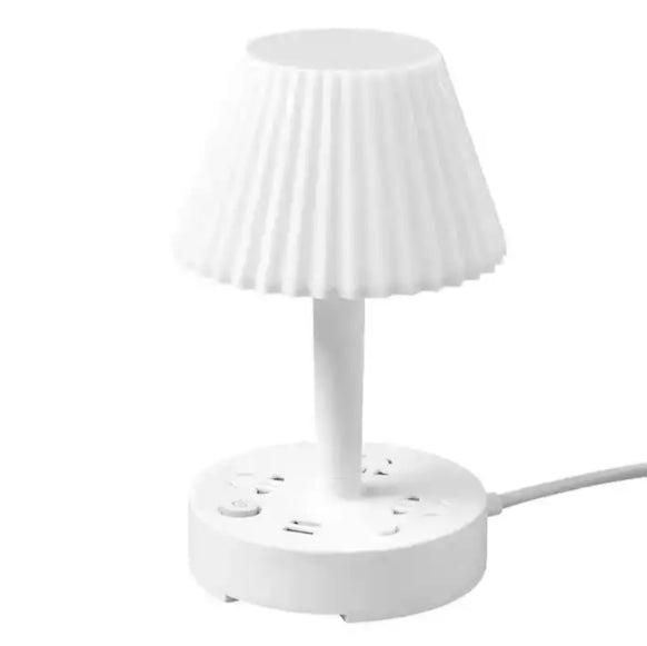 Multifunctional socket table lamp USB plug small table lamp with mobile phone holder 3-light table lamp dimmable dimmer can be wall-mounted