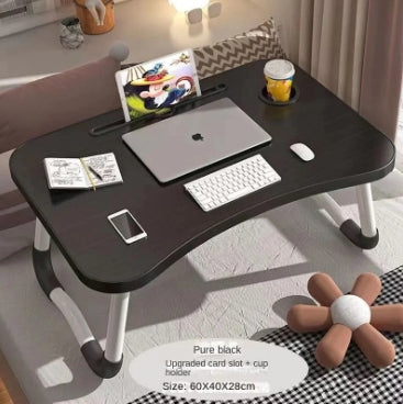 Home Working Folding Breakfast Portable Lap Standing Wooden Foldable laptop table bed computer desk