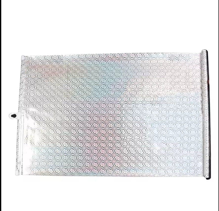 Automatic sunshade and anti-mosquito curtains for car windows