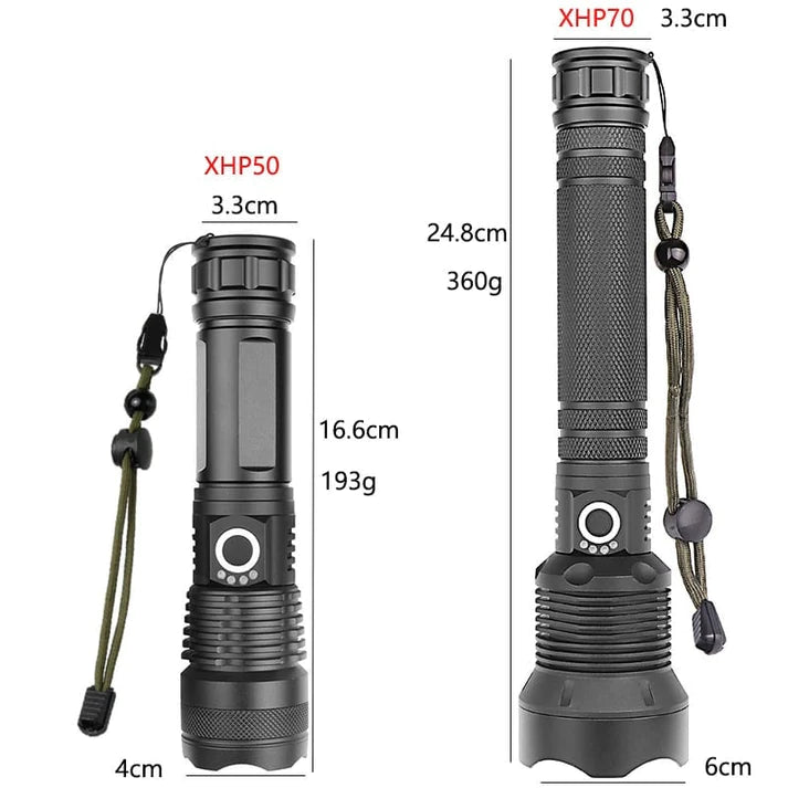 🔥 LED Rechargeable Tactical Laser Flashlight 10000 High Lumens🔥