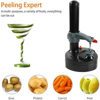 Multifunction Peeler Vegetable Kitchen Tools Blades Potato Apple Peeler Electric Automatic Fruits Peeler