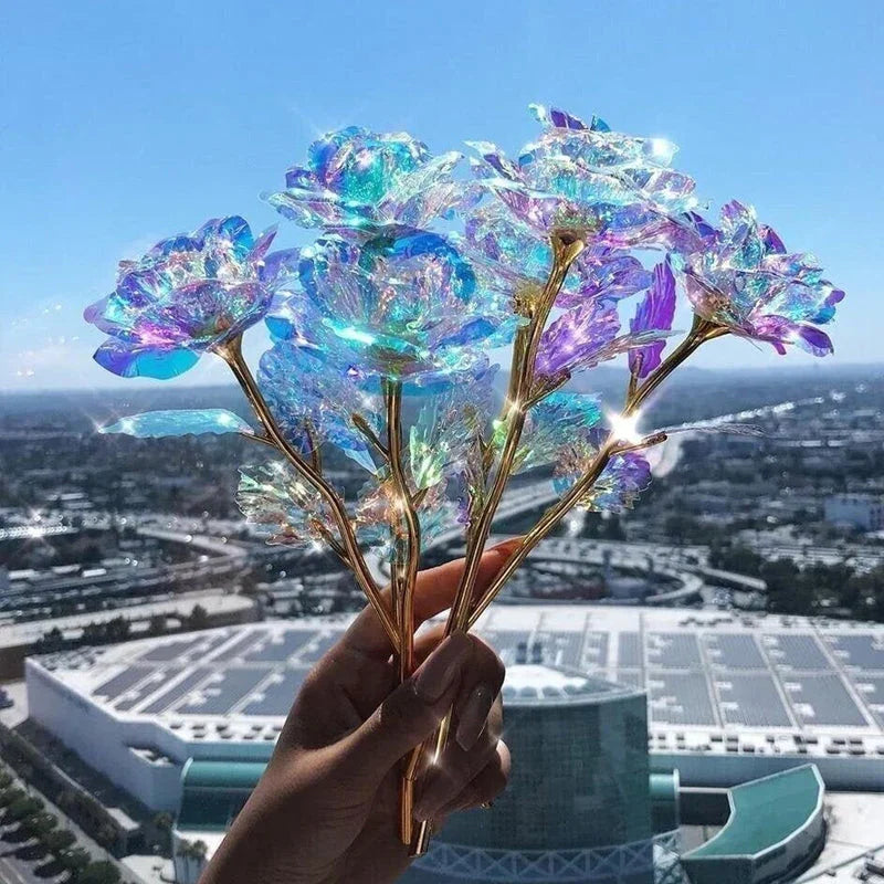 Colorful Crystal Rose