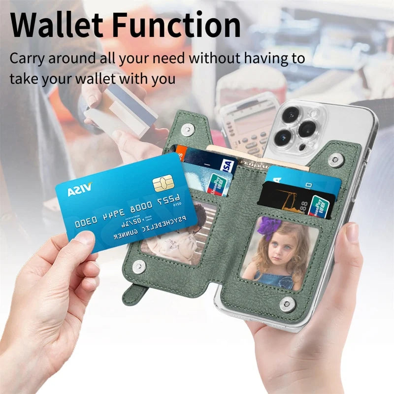 (🎁2024 Hot Sale🎁💦) Multifunctional adhesive Phone Wallet Card Holder