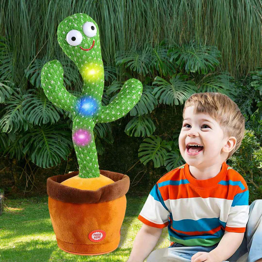 Hot Selling Plush Toy Singing Gift for Kids Funny Dancing Cactus Plush Toy Kids Cactus, Talking Cactus Toy