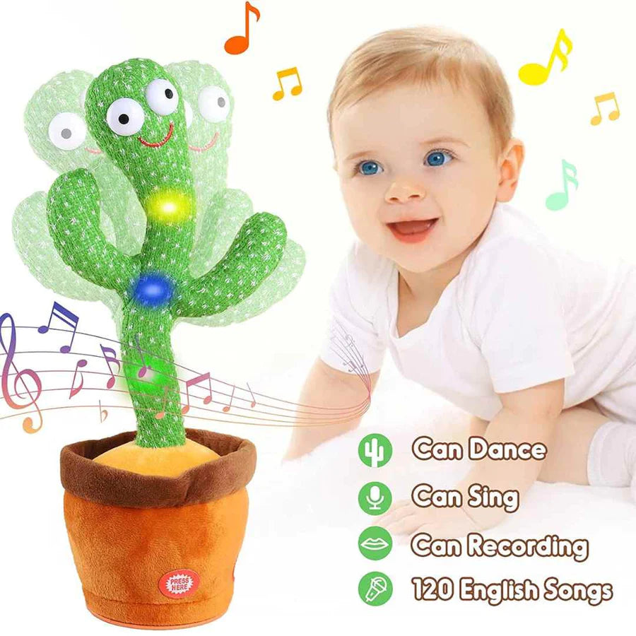 Hot Selling Plush Toy Singing Gift for Kids Funny Dancing Cactus Plush Toy Kids Cactus, Talking Cactus Toy