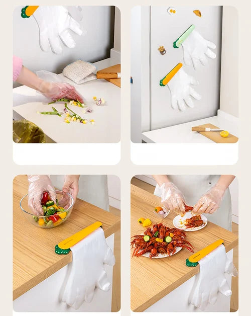 Disposable Glove Holder Organizer Wall Mounted (With 200PCS Gloves)