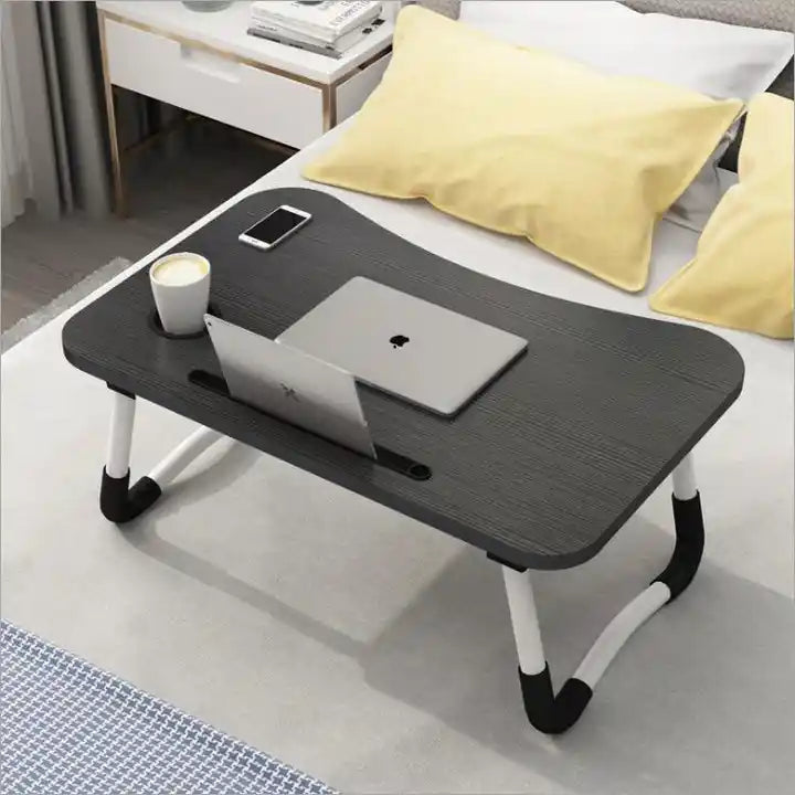 Home Working Folding Breakfast Portable Lap Standing Wooden Foldable laptop table bed computer desk