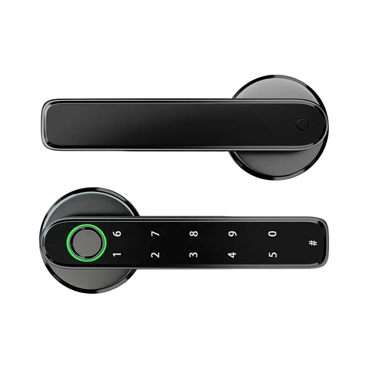 High-tech fingerprint identification keyless code swipe card smart door locks