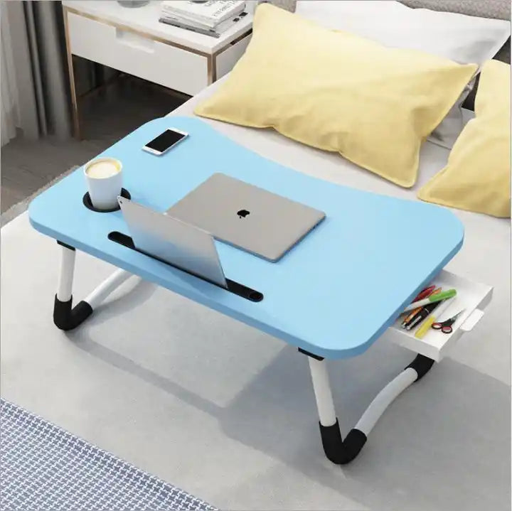 Home Working Folding Breakfast Portable Lap Standing Wooden Foldable laptop table bed computer desk