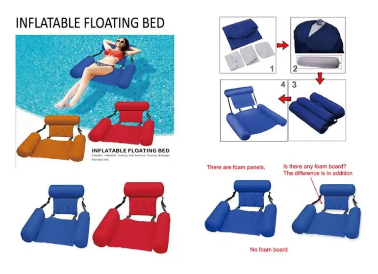 Hot Spring Sale🔥Swimming Float Bed and Lounge Chair