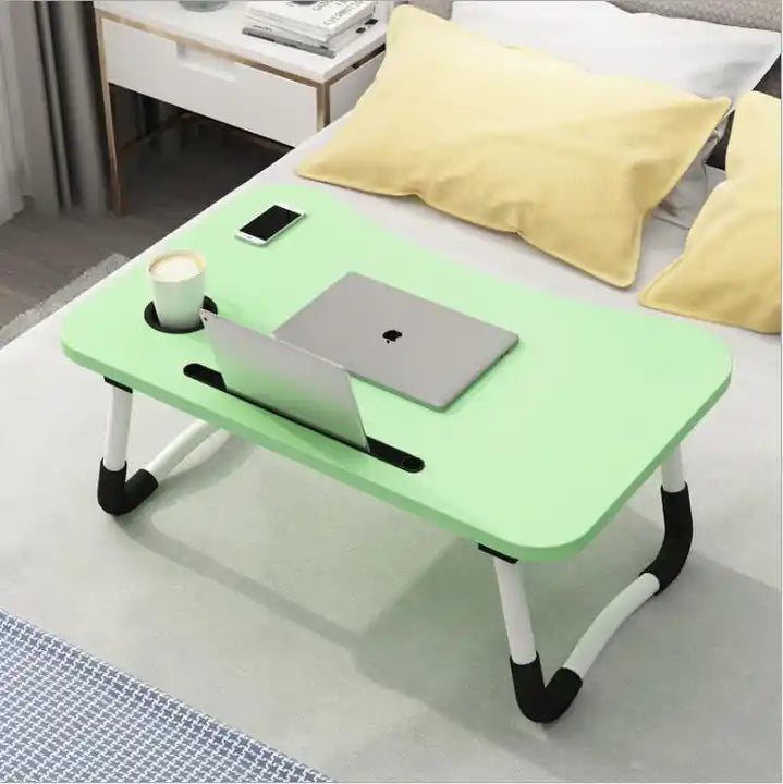 Home Working Folding Breakfast Portable Lap Standing Wooden Foldable laptop table bed computer desk