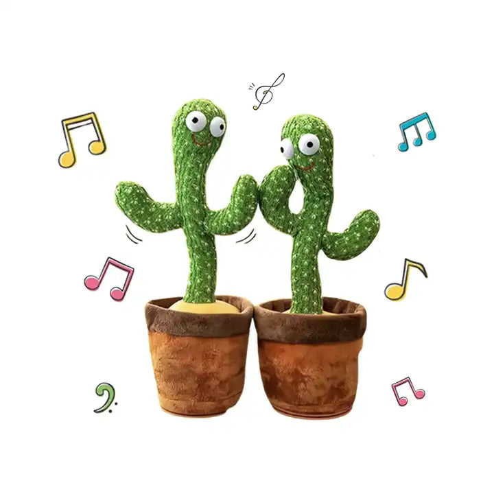 Hot Selling Plush Toy Singing Gift for Kids Funny Dancing Cactus Plush Toy Kids Cactus, Talking Cactus Toy