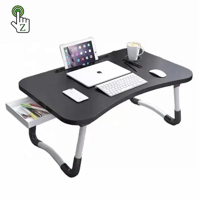 Home Working Folding Breakfast Portable Lap Standing Wooden Foldable laptop table bed computer desk