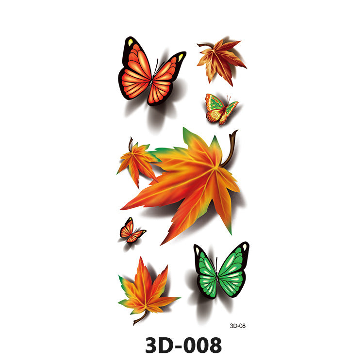 40 tattoo stickers, waterproof 3D tattoo stickers for men and women, all styles, 300 to 400 tattoos