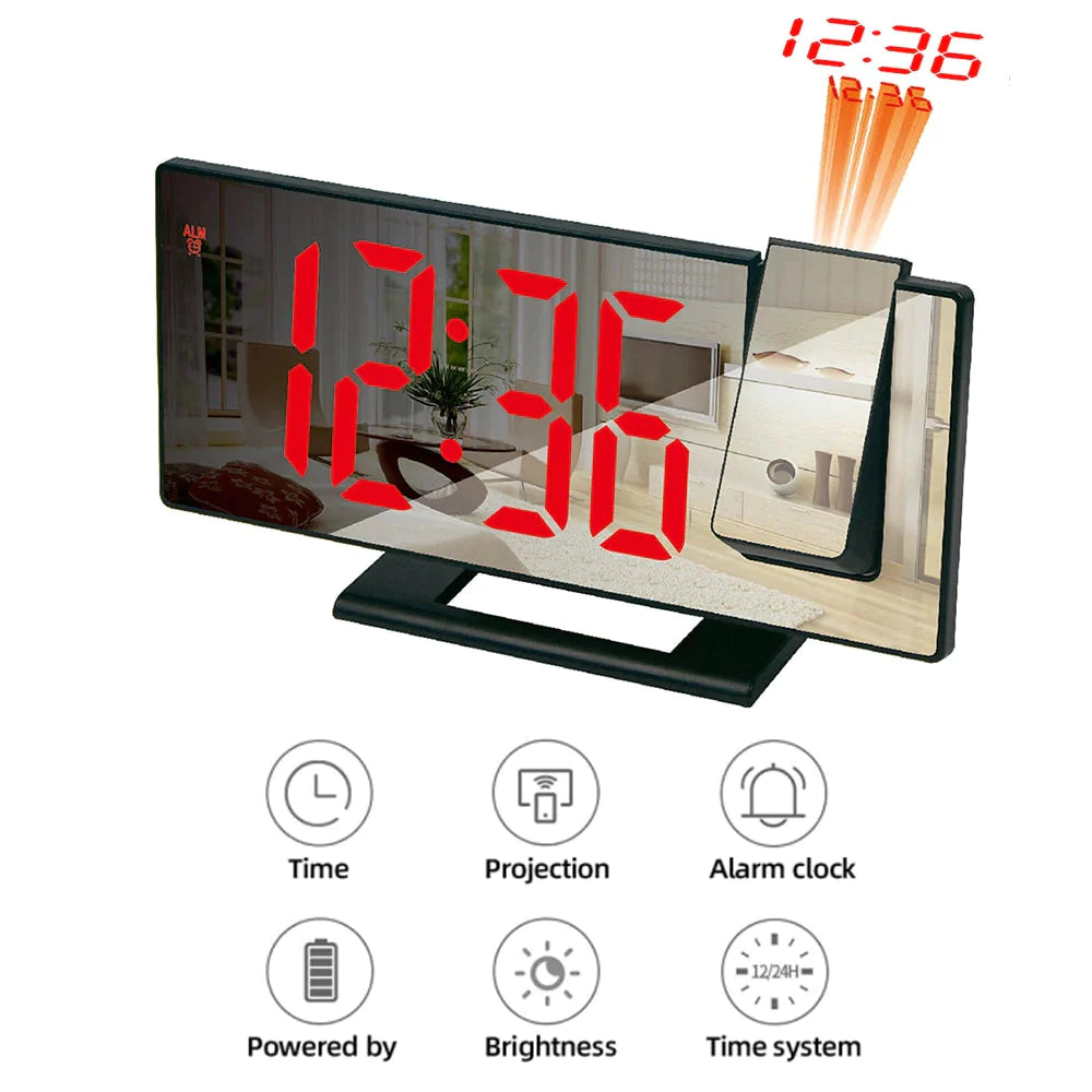 🔥Mirror Projection Alarm Clock🔥