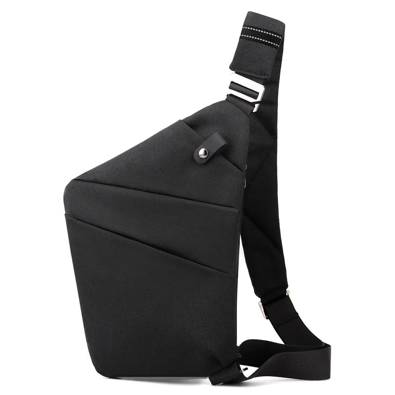 Anti-theft small slant backpack