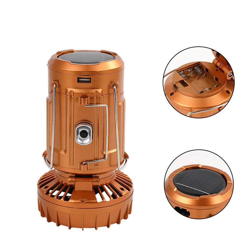 (🔥🎁2024 Hot Sale🎁) 6 in 1 Portable Solar LED Camping Lantern