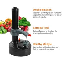 Multifunction Peeler Vegetable Kitchen Tools Blades Potato Apple Peeler Electric Automatic Fruits Peeler