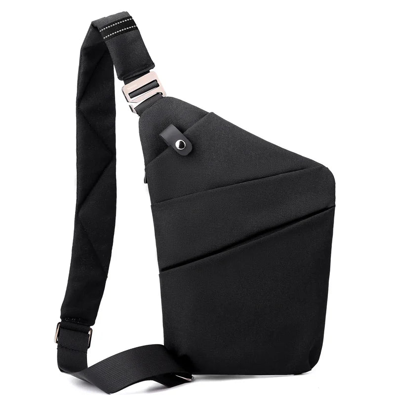 Anti-theft small slant backpack