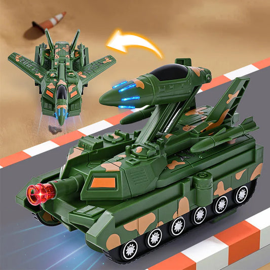 💝🤩Kids Deformation Tank Toy with Lighting & Music🎮